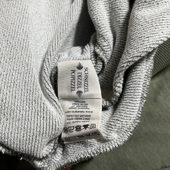 Naketano Sweatshirt Mens Large Green A Brave New World Full Zip Cowl Neck - Picture 14 of 16